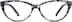 Oval Glasses 128439 in Black Floral