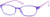 Angle view of Kids’ Rectangle Glasses 128717 in Purple thumbnail