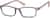 Angle view of Kids’ Rectangle Glasses 128817 in Gray thumbnail