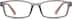 Kids’ Rectangle Glasses 128817 in Gray