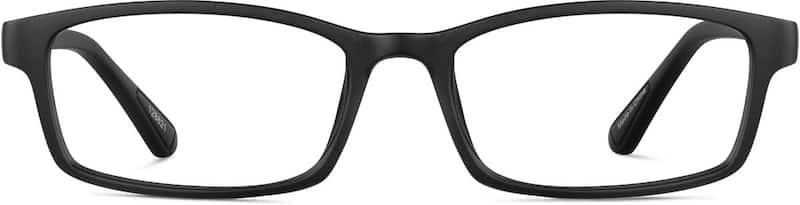 Black Kids’ Rectangle Glasses