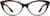 Front view of Cat-Eye Glasses 129025 in Tortoiseshell thumbnail