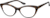 Angle view of Cat-Eye Glasses 129025 in Tortoiseshell thumbnail