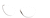 Angle view of Cat-Eye Glasses 129025 in Tortoiseshell thumbnail