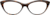 Front view of Cat-Eye Glasses 129025 in Tortoiseshell thumbnail