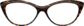 Front view of Cat-Eye Glasses 129025 in Tortoiseshell thumbnail