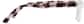 Side view of Rectangle Glasses 129223 in Translucent thumbnail