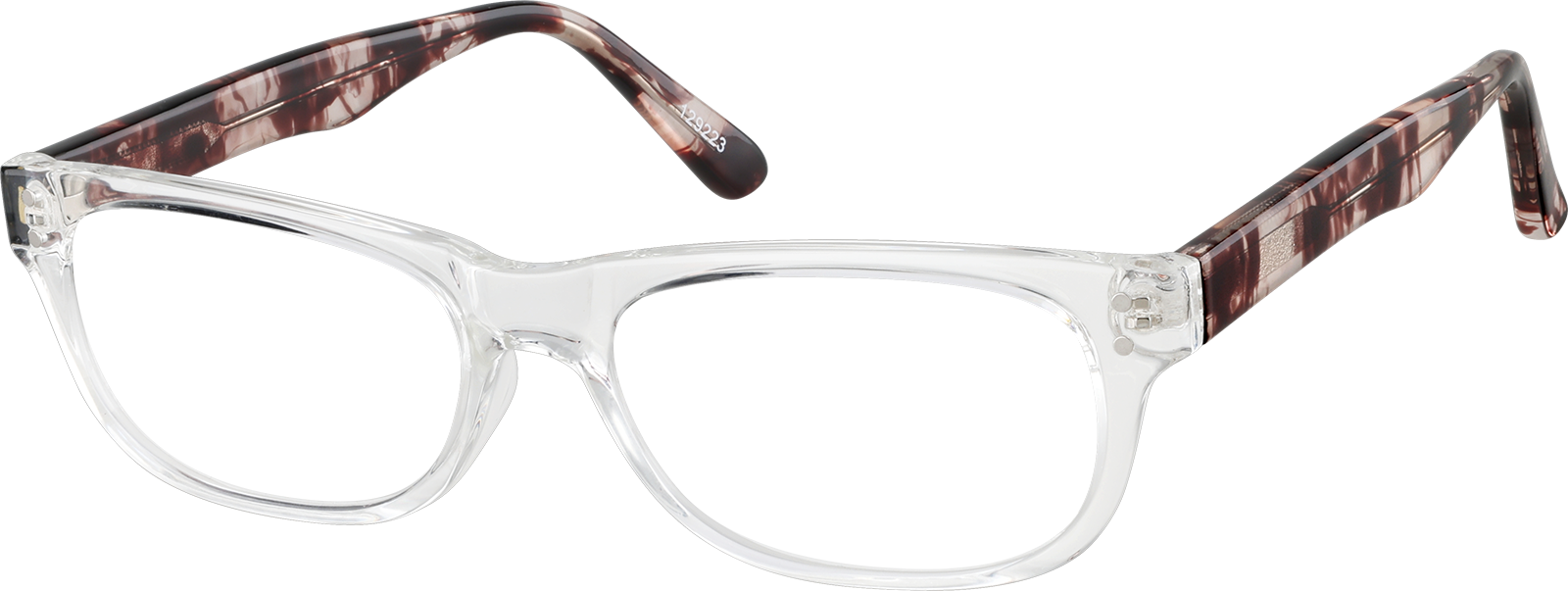 Blue Rectangle Glasses #129216 | Zenni Optical