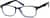 Angle view of Rectangle Glasses 129521 in Black thumbnail