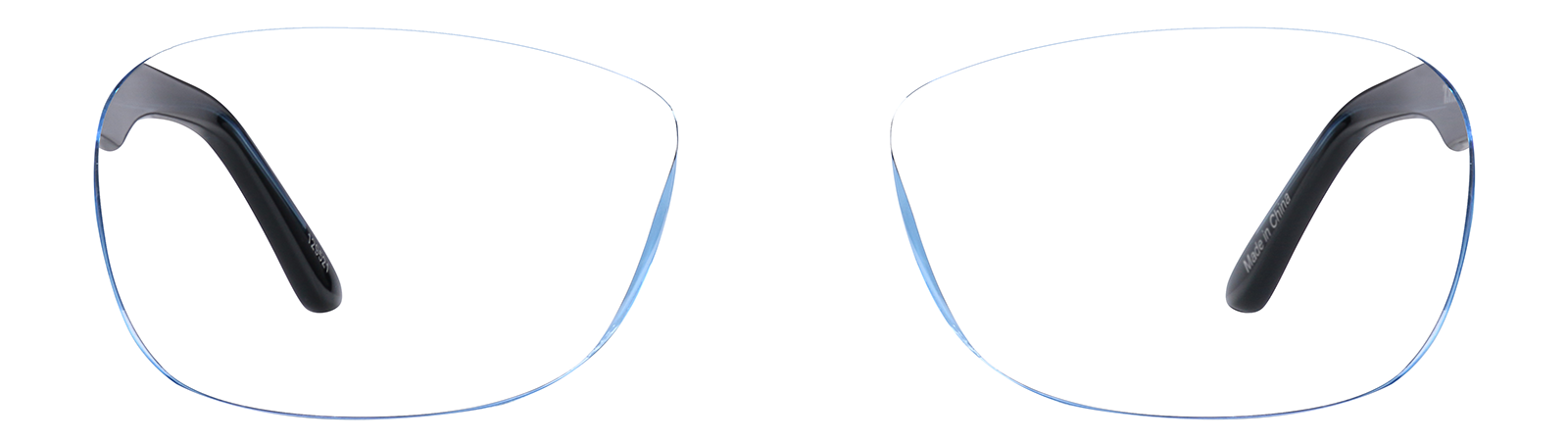 【Zenページ】 Black Rectangle Glasses #129521 | Zenni Optical
