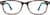 Front view of Rectangle Glasses 129525 in Tortoiseshell thumbnail