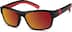 Premium Rectangle Sunglasses 129621 in Black