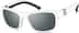 Premium Rectangle Sunglasses 129630 in White