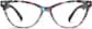 Front view of Cat-Eye Glasses 129849 in Pattern thumbnail