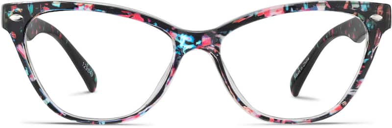 Pattern Cat-Eye Glasses