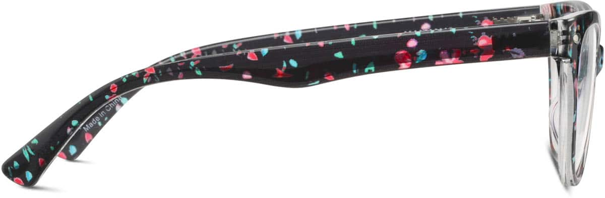 Side view of Cat-Eye Glasses 129849 in Pattern