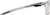 Side view of Rectangle Glasses 129912 in Gray thumbnail