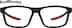 Rectangle Glasses 129921 in Black