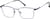 Angle view of Titanium Square Glasses 1300116 in Blue thumbnail