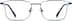 Titanium Rectangle Glasses 1300116 in Blue