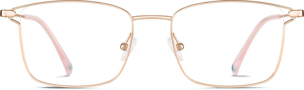 Pink Rectangle Glasses #3211919 | Zenni Optical Canada