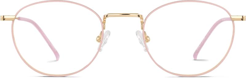 Pink Round Glasses 