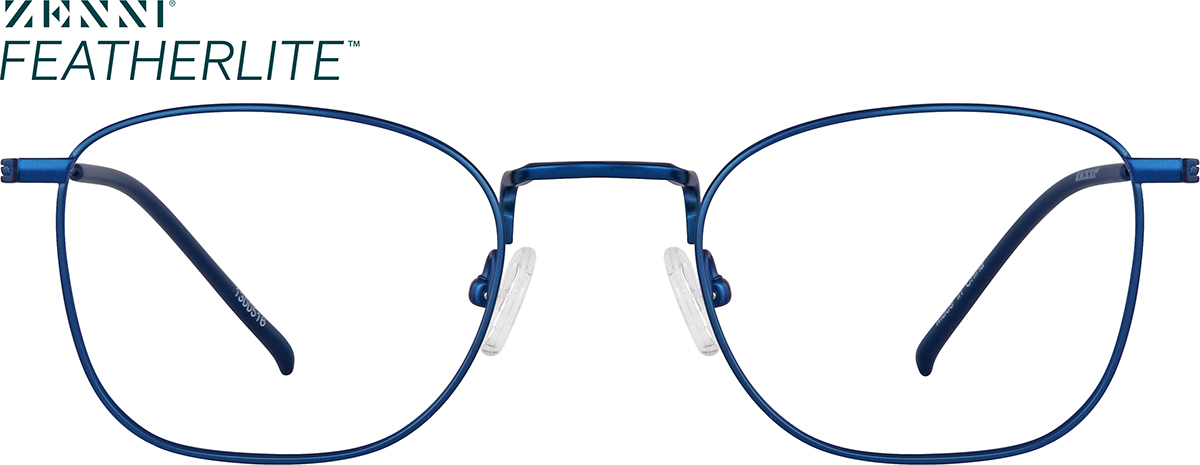 Blue Square Glasses