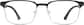 Front view of Browline Glasses 1300611 in Dark Gray thumbnail