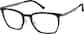 Angle view of Wanderlust Glasses 1300721 in Black thumbnail