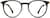 Front view of Round Glasses 1300821 in Black thumbnail