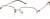 Angle view of Geometric Glasses 1301015 in Brown thumbnail