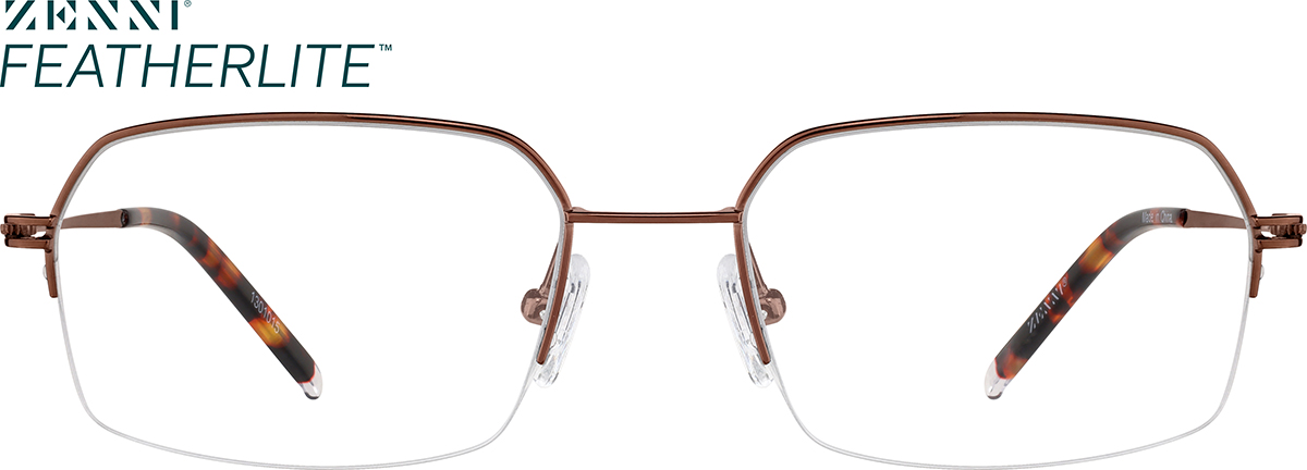 Brown Geometric Glasses