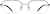 Front view of Geometric Glasses 1301021 in Black thumbnail