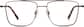 Front view of Aviator Glasses 1301115 in Brown thumbnail