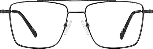 Black Yucca Aviator Glasses #328121 | Zenni Optical Canada