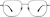 Front view of Geometric Glasses 1301312 in Grey thumbnail