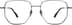 Square Glasses 1301312 in Grey