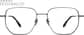 Front view of Geometric Glasses 1301312 in Grey thumbnail