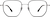 Front view of Square Glasses 1301321 in Black thumbnail