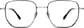 Front view of Geometric Glasses 1301321 in Black thumbnail
