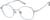 Angle view of Round Glasses 1301416 in Blue thumbnail