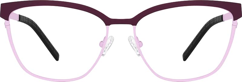 Purple Cat-Eye Glasses