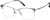 Angle view of Browline Glasses 1302016 in Blue thumbnail