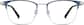 Front view of Browline Glasses 1302016 in Blue thumbnail