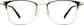 Front view of Browline Glasses 1302021 in Black thumbnail