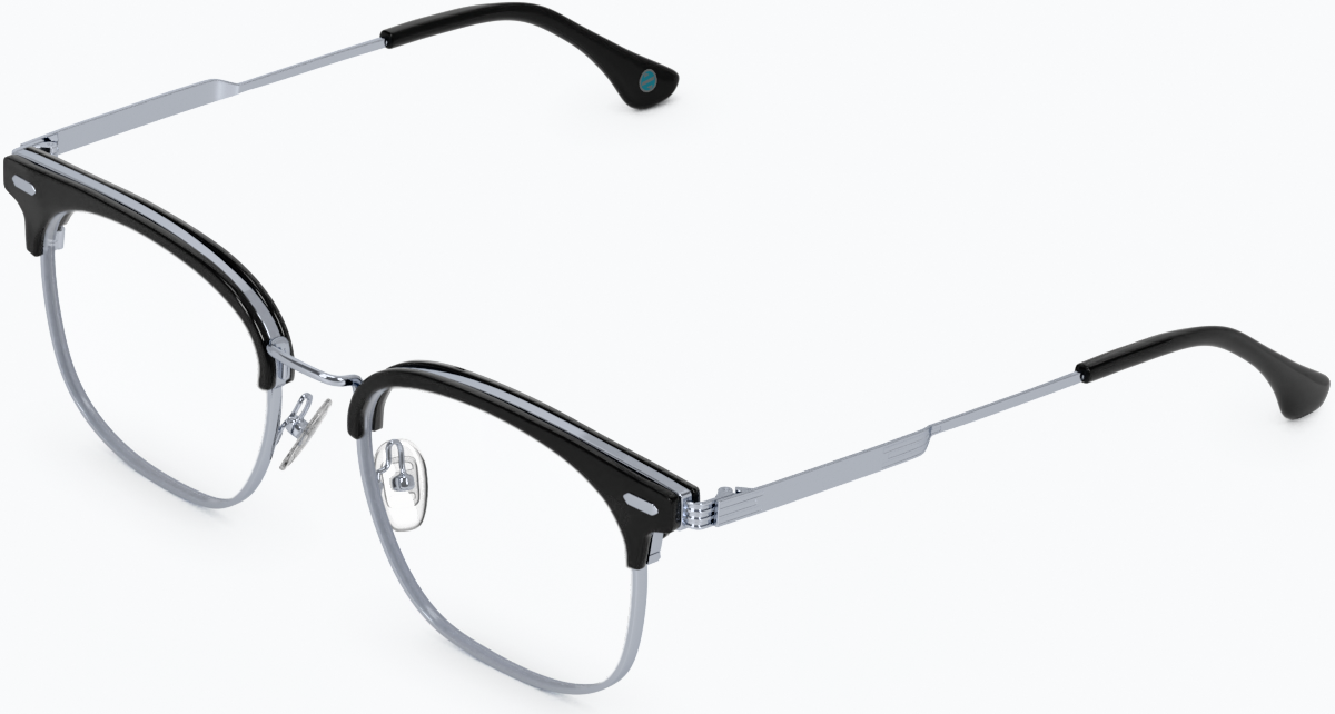 Angle view of Offshore Breeze Glasses 1302121 in Black thumbnail