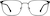 Front view of Rectangle Glasses 1302221 in Black thumbnail