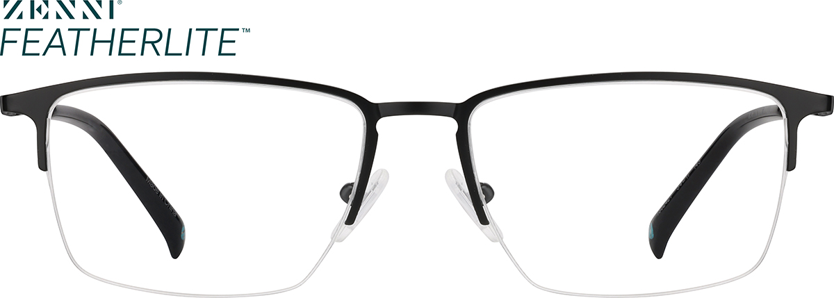Black Rectangle Glasses
