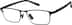 Rectangle Glasses 1302521 in Black