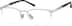 Rectangle Glasses 1302711 in Silver